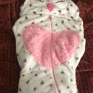 Secret Treasures Cozy Owl PJs - Pink and White